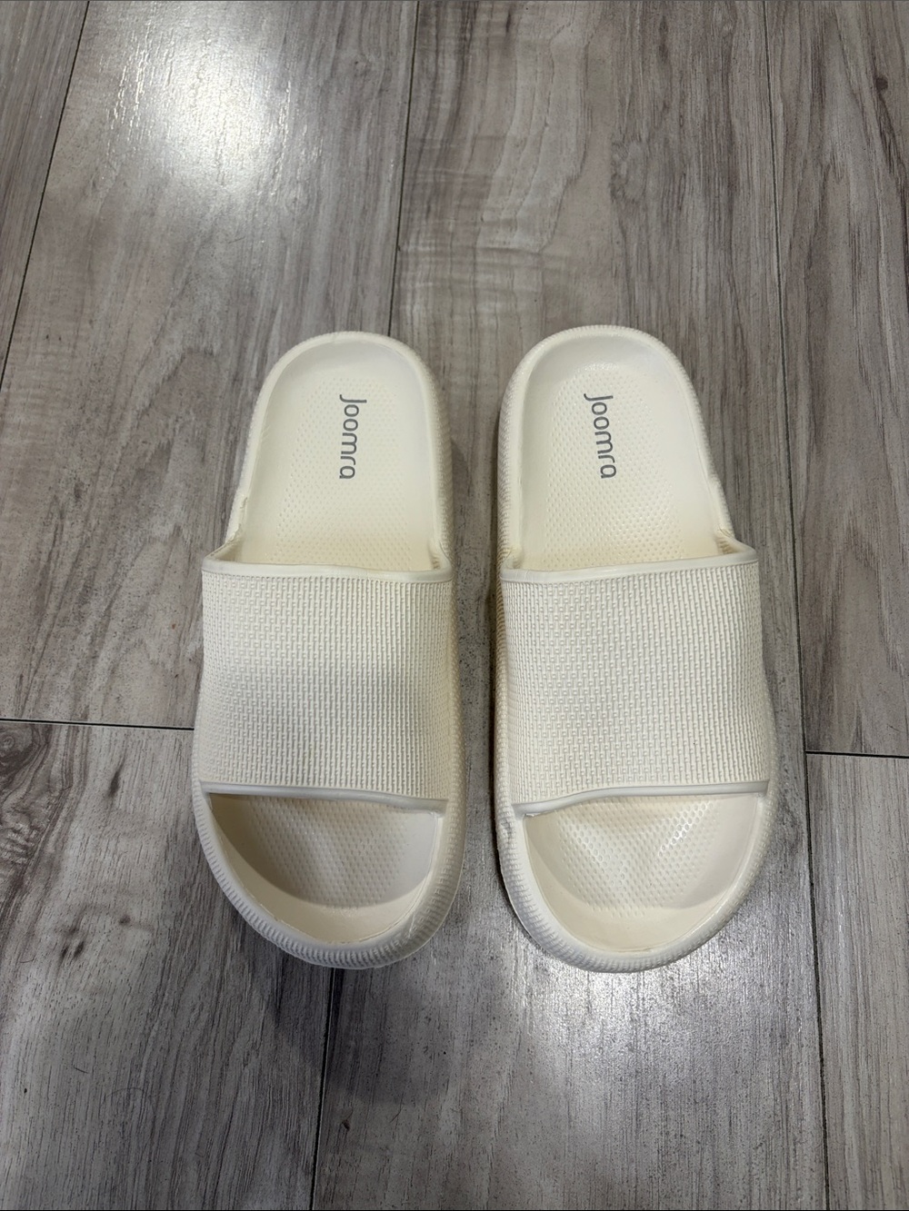 Joomra Cream Slide Sandals 39-40